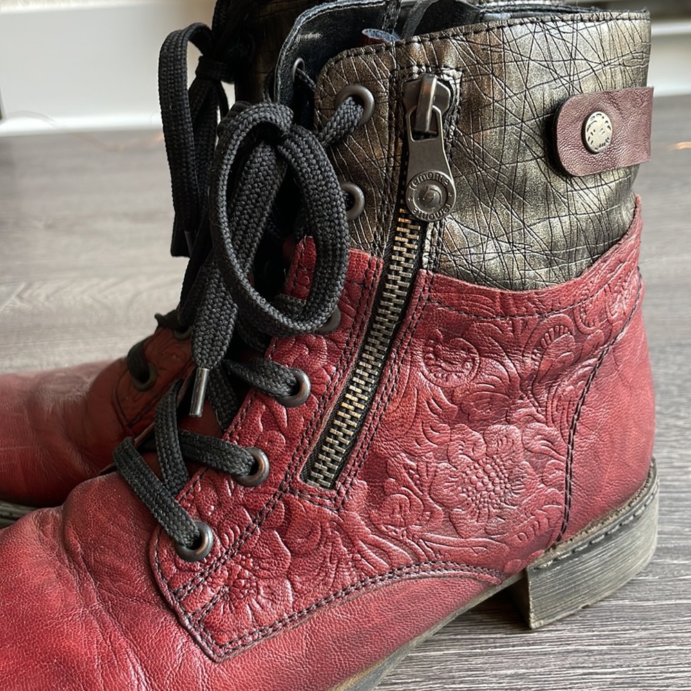 Rieker Remonte Boots Chianti/Altsilber/Medoc